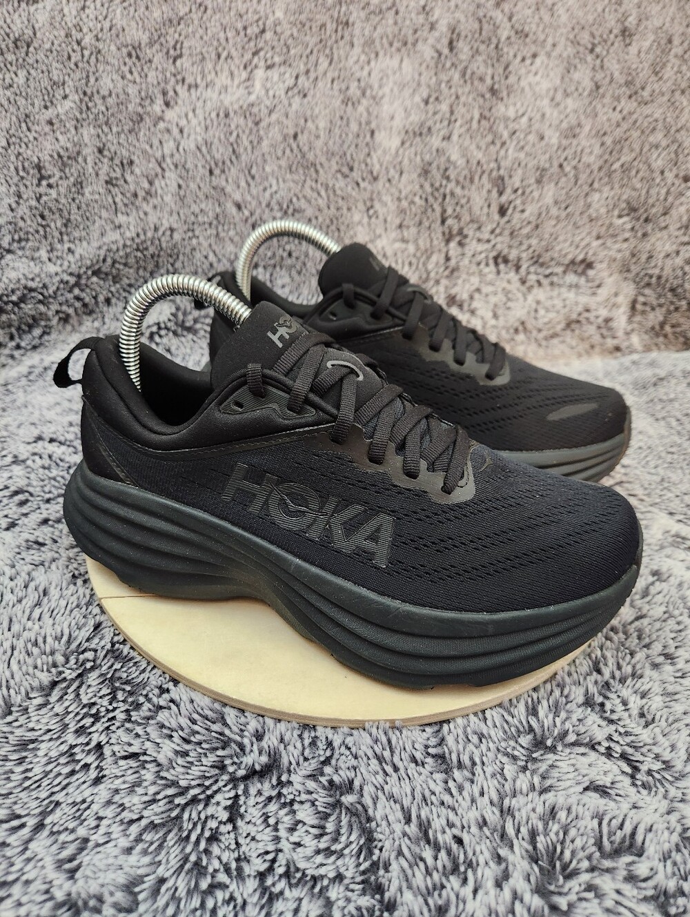 Hoka One One Women's Bondi 8 Running Lifestyle Shoes Sneakers Size 7.5 D Wide